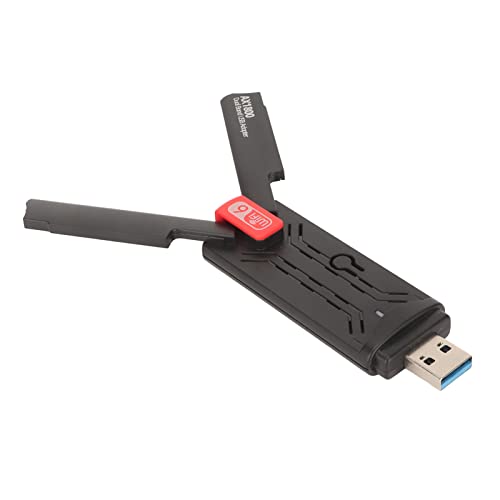 Drahtloser USB-WiFi-Adapter für PC, 1201Mbps WiFi USB, Drahtloser Netzwerk Adapter mit Dual 3dbi Antennen, Netzwerk-Sender-Empfänger für Desktop-PC Laptop Windows11 10 von Bewinner