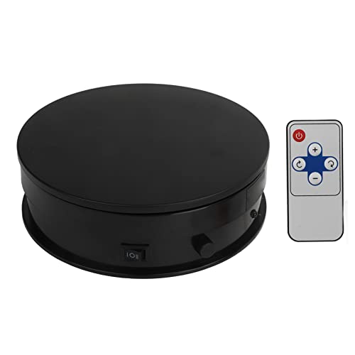 Drehteller für Fotografie, Motorisierter 360-Grad-Drehständer, 5,9 Zoll Durchmesser, Elektrischer Drehteller mit Fernbedienung für Produkte, Fotos, Kurze Videos, Panoramabilder, (Schwarz) von Bewinner