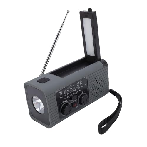 Emergency Crank Weather Radio, 4000 -mAh Solar Powered NOAA AM FM Wetterradio mit LED -Taschenlampe und Handy -Ladegerät für Innen- / Outdoor -Notfälle Emergency Crank Weather Radio, 4000 -mAh Solar Powered NOAA AM FM Wetterradio mit LED -Taschenlampe und Handy -Ladegerät für Innen- / Outdoor -Notfälle von Bewinner