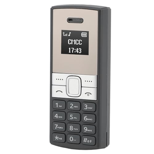 Entsperrtes Kleinstes Mobiltelefon – BM150 Tiny Mobile, GSM 2G Small Mobil Handy, Bluetooth Dual-SIM-Kartensteckplatz, Entsperrtes Kleines Mobiltelefon (Black) von Bewinner