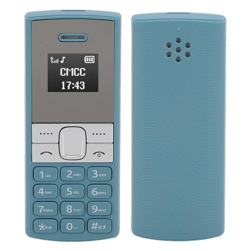 Entsperrtes Kleinstes Mobiltelefon – BM150 Tiny Mobile, GSM 2G Small Mobil Handy, Bluetooth Dual-SIM-Kartensteckplatz, Entsperrtes Kleines Mobiltelefon (Blue) von Bewinner