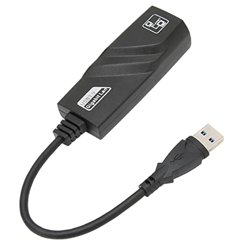 Bewinner Ethernet-Adapter, USB 3.0 zu 10 100 Netzwerk RJ45 LAN Kabelgebundener Adapter 1000 Mbit/s Schnelle Übertragung Stabiles Internet Kleine Tragbare Kabelgebundene von Bewinner