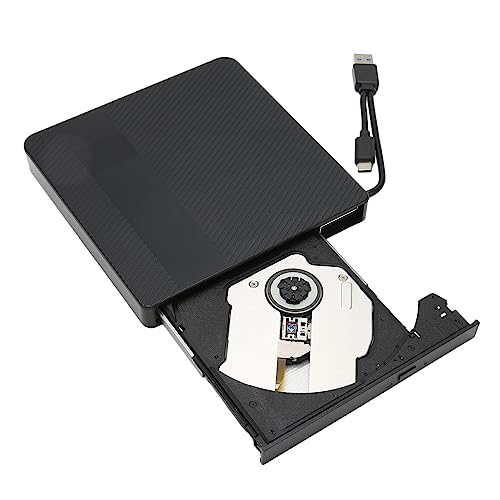 Externes DVD Laufwerk, USB3.0 USB C CD DVD RW Player, CD DVD ROM Brenner, Universelles Optisches Laufwerk, Kompatibel mit Windows OS X von Bewinner