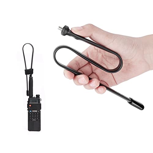 Faltantenne für Walkie Talkie, Antenne SMA Female Dualband VHF/UHF 136 520Mhz Dual Gain 33 / 47cm mit Female SMA Schnittstelle für Baofeng Uv 5R, Uv 5Ra, Uv 5Rc, Uv 5Re, Uv 82(33cm / 13.0in) von Bewinner