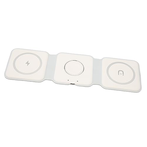 Faltbares 3-in-1-Wireless-Ladegerät, Maximal Schnelles Kabelloses Ladepad mit 15 W, 3 W, 2,5 W und 3 Lademodi für Telefon, Ohrhörer und Smartwatch Faltbares 3-in-1-Wireless-Ladegerät, Maximal Schnelles Kabelloses Ladepad mit 15 W, 3 W, 2,5 W und 3 Lademodi für Telefon, Ohrhörer und Smartwatch von Bewinner