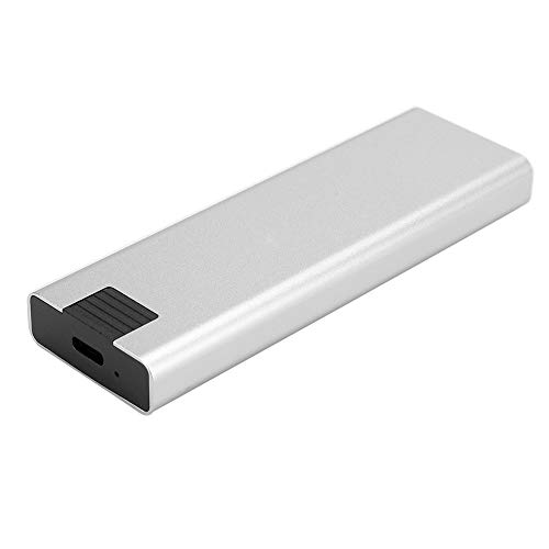 Festplattengehäuse, USB3.1 M.2 NVME Mobiles Festplattengehäuse Externer PCIE-Leser, Hochgeschwindigkeits-Festplattengehäuse aus Aluminiumlegierung Typ C, JMS583-Hauptsteuerungsschema, PC-Zubehör von Bewinner