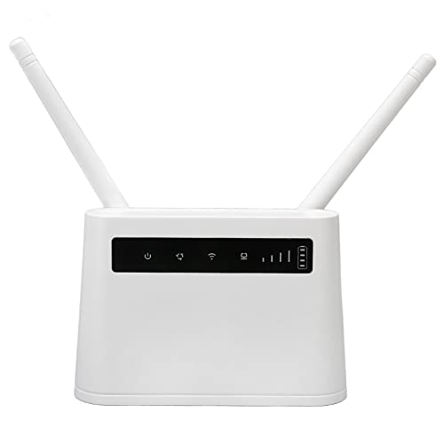 Freigeschalteter 4G-LTE-Modemrouter mit SIM-Kartensteckplatz, 300 Mbit/s WLAN, Drahtloser Mobiler WLAN-Hotspot-Router mit 2 Antennen, Drahtloser LTE-Router für die Office-Familie von Bewinner