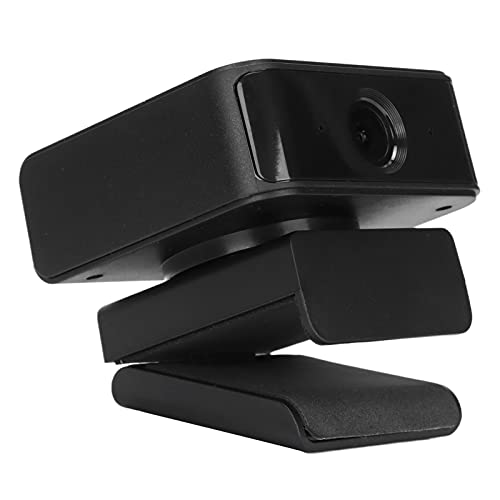 Full HD 1080P Webcam mit Mikrofon, Video Webcam 130 Grad Breitbild, 360 Grad Rotations Computerkamera, Flexible USB Webkamera für Videokonferenzen, Live Übertragung von Bewinner