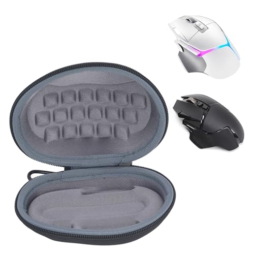 Harte Reise-Maushülle für G502 X Plus, Eva-Schutzhülle für Basilisk V3 Pro/Basilisk X HyperSpeed ​​Wireless Gaming Mouse (Samt) von Bewinner