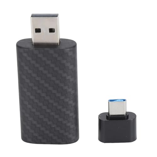 Kabelloser USB-Dongle-Adapter, Schnelles und Stabiles 2,4 G 5,0 G Dualband 5.0, Kabelgebunden zu Drahtlos mit Typ-C-Adapter, Kabelloser USB-Dongle-Adapter für Auto von Bewinner