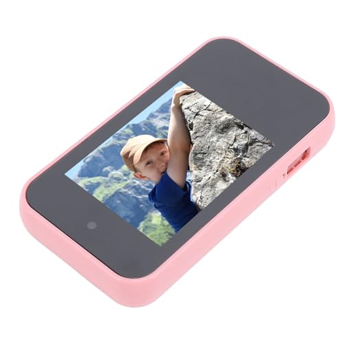 Kinder-Smartphone-Kamera für Mädchen, 1080P HD 48 MP Smart-Digitalkamera mit 2,8-PS-Touchscreen, Lernendes Kindertelefon mit Integriertem MP3-Musik-Player, Wecker (PINK) von Bewinner