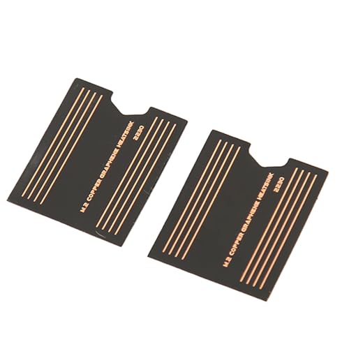 M.2 NVME Kühlkörper, M.2 PCIE NVME 2230 SSD Graphenbeschichtung Vollständiger Kupferkühlkörper, SSD-Kühler mit Wärmeleitfähigkeit für Laptop PC Solid State Disk Cooler von Bewinner