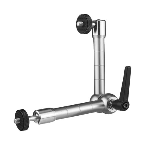 Magic Arm Camera Mount, U -förmiges Rillen -Design, Edelstahl -Monitorhalterung für DSLR -Kamera -Flash -LED -LCD -Display mit 1/4 -Zoll -Gewindezubehör (11 Zoll RJ088) von Bewinner