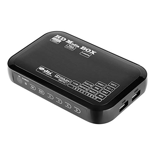 Media Box Voller HD Video Media Player 110-240 V 1080 P Media Player Box Unterstützt alle gängigen HD Formate, unterstützt USB MMC RMVB MP3 AVI MKV(EU) von Bewinner