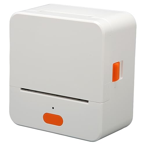 Mini-Thermodrucker – 58 Mm 203 Dip Bluetooth-Barcode-Etikettendrucker, 1500 MAh Tragbarer Belegdrucker mit RGB-Anzeige für Einzelhandels-Barcode-Büro von Bewinner
