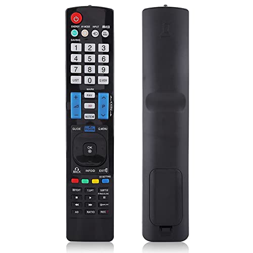 Neue TV-Fernbedienung für LED HD-Fernseher, Tragbare Universal-Ersatzfernbedienung für 3D Smart-Fernseher, Schwarz Neue TV-Fernbedienung für LED HD-Fernseher, Tragbare Universal-Ersatzfernbedienung für 3D Smart-Fernseher, Schwarz von Bewinner