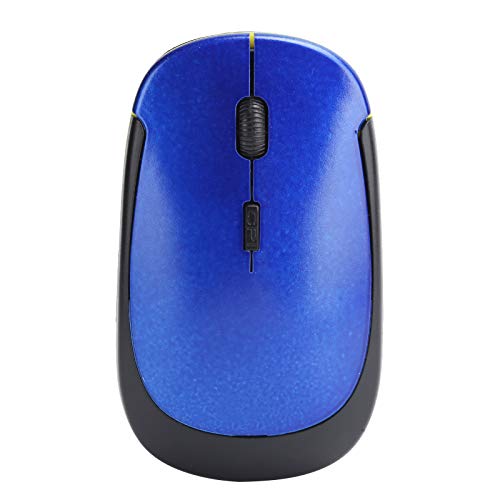 Optische Maus mit USB-Empfänger für Laptop und Computer, 1600 DPI Gaming Silent Mouse mit Ergonomischem Design für PC, 5 Optionale Farben Universal Mouse (Blau) von Bewinner
