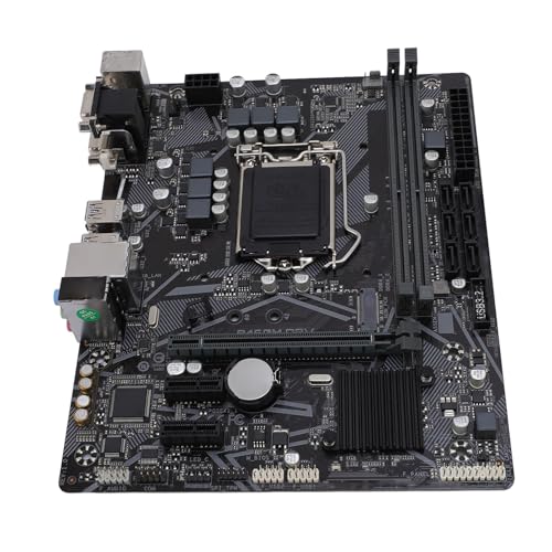 PCI E 3.0 Motherboard, B460M D2V M ATX DDR4X2 DIMM für LGA 1200, Unterstützt Kern, Pentium, Celeron mit Onboard Gigabit LAN, Integriertes ALC887 7.1 CH Soundchip, Doppelkanal von Bewinner
