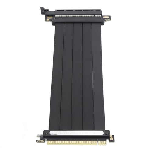 PCIe 4.0 X16 GPU-Riser-Kabel, Weiblich, 180-Grad-Winkel, Hochgeschwindigkeits-EMI-abgeschirmtes PCI-Express-Verlängerungskabel, Kompatibel mit Gen 4 GPUs, für RTX4090 RTX3090ti von Bewinner