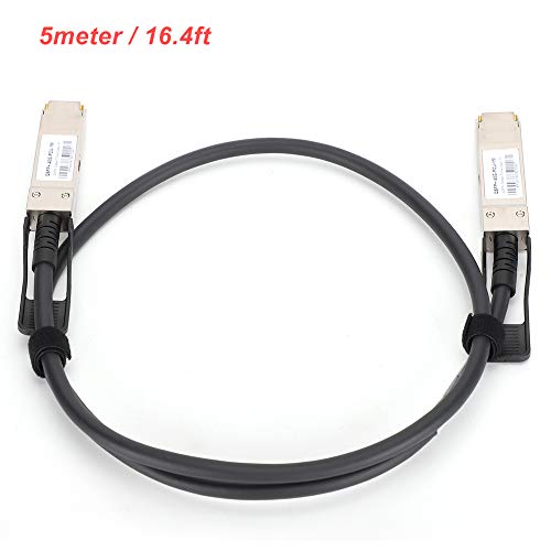 QSFP + Direktverbindungs-Kupferkabel mit PVC-Mantel, 40G-Übertragungsgeschwindigkeitskabel, Geeignet für Server/Computer/Festplatte/Software und Andere Geräte (#4) von Bewinner