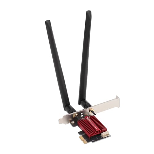 RTL8852CE WiFi 6E PCIe WiFi-Karte für Desktop-PC, 2,4 G 5 G 6 G 3 Band Bluetooth 5.3 5374 Mbit/s PCIe X1 Wireless-Netzwerkkartenadapter für Windows 10 11 von Bewinner