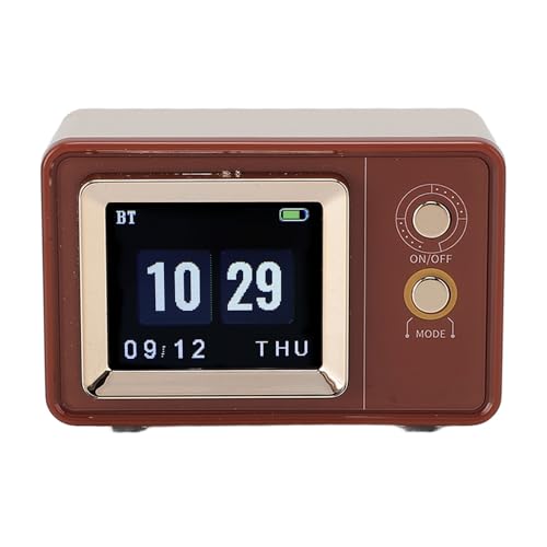 Retro-Bluetooth-Lautsprecher, Kabelloser Vintage-Lautsprecher, Kabelloser Radio-Vintage-Lautsprecher für Drinnen und Draußen, Tragbarer Kleiner Bluetooth-Lautsprecher, Niedlicher Retro-Bluetooth-Lautsprecher, Kabelloser Vintage-Lautsprecher, Kabelloser Radio-Vintage-Lautsprecher für Drinnen und Draußen, Tragbarer Kleiner Bluetooth-Lautsprecher, Niedlicher von Bewinner