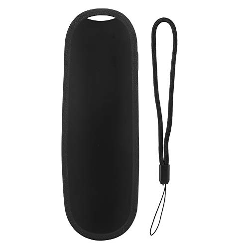 Bewinner Schutzhülle für TV-Fernbedienung, Silikon Anti-Rutsch-Hülle, Sensoröffnungsdesign, Lanyard, für Sky Q TV-Fernbedienung (Schwarz) von Bewinner