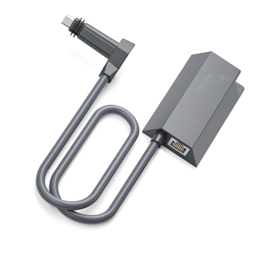 Ethernet-Adapter für Rectangular Satellite Internet V2, RJ45-Gigabit-Satelliten-Internet-Adapter, 1000 Mbit/s Externe Netzwerkverbindung für Gen 2 von Bewinner
