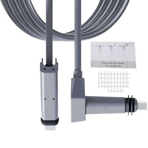 Bewinner Kabel Rectangular Satellite V2 Ersatzkabel, Kabelverlängerung, Wasserdichtes Satelliten Ersatzkabel mit Drahtnagel für Rectangular (6 Fuß langes Kabel) von Bewinner