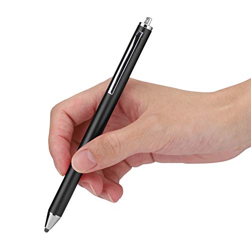 Stoffkopf Stylus Touchscreen, Universal Touch Stift für Smartphones und Tablets, Ersatzstift Ersatzstift, Professionelle kapazitive Stiftgrafikzeichnung(Schwarz) von Bewinner