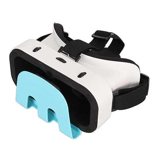 Switch VR-Headset, 3D-Brillen-Headset-Helme, Universelles VR-Set, Brillen-Goggle-Bundle mit Verstellbaren HD-Gläsern für Switch Switch OLED von Bewinner