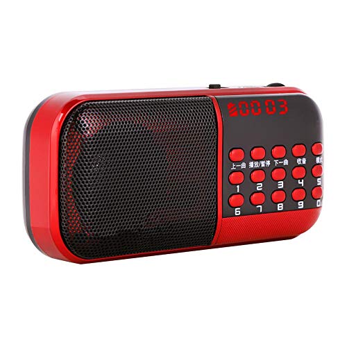 Tragbare -FM-Radio/TF-Karte Musik-Lautsprecher-Radio-Unterstützung 2 TF-Karten Hi-Fi-Sound, 87,5-108 MHz FM Digital FM-Rauschunterdrückung Klangfunktion mit LED-Bildschirm, Tragbare -FM-Radio/TF-Karte Musik-Lautsprecher-Radio-Unterstützung 2 TF-Karten Hi-Fi-Sound, 87,5-108 MHz FM Digital FM-Rauschunterdrückung Klangfunktion mit LED-Bildschirm, von Bewinner
