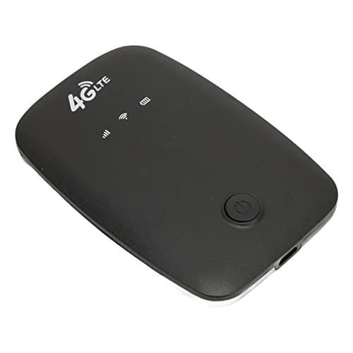 Tragbarer Drahtloser WLAN-Hotspot, 4G-Hochgeschwindigkeits-Mobilrouter mit SIM-Kartensteckplatz, LED-Display, 2100 MAh, Max. für 10 Benutzer, Leichter 4G-WLAN-Router für Auto, Geschäft, Outdoor von Bewinner