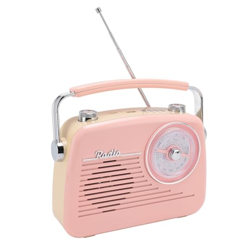 Tragbares Retro-Radio, AM-FM-Radio mit Bluetooth, Kurzwellenradio, Batteriebetrieben oder mit Wechselstrom Betriebenes Retro-Radio mit Großer Lautsprecher-Teleskopantenne für Tragbares Retro-Radio, AM-FM-Radio mit Bluetooth, Kurzwellenradio, Batteriebetrieben oder mit Wechselstrom Betriebenes Retro-Radio mit Großer Lautsprecher-Teleskopantenne für von Bewinner