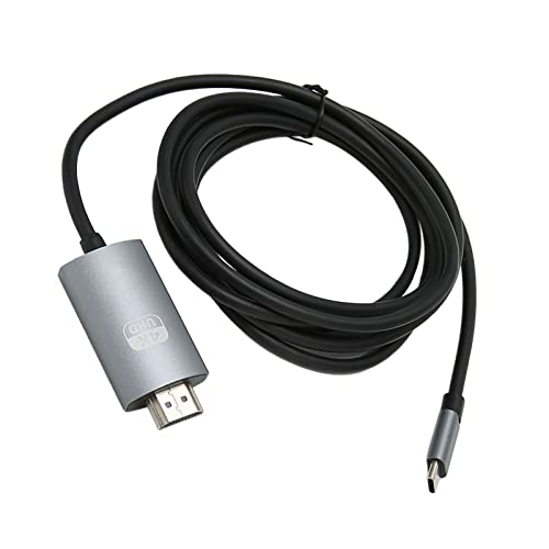 USB C auf HDMI Kabel 4K, Hochgeschwindigkeits USB C auf HDMI Konverterkabel Verbinden Sie Laptop und Telefon mit Dem Fernseher, HD Screen Casting Kompatibel mit 1080p 720p 480p von Bewinner