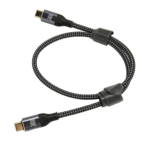 USB-C-auf-USB-C-Kabel, 1,6 Fuß, 240 W, PD3.1, 5 A, Typ C, Schnellladekabel, USB-C-auf-USB-C-Kabel, Geflochtenes Typ-C-Datenkabel aus Legiertem Nylon mit E-Mark-Sicherheitschip von Bewinner