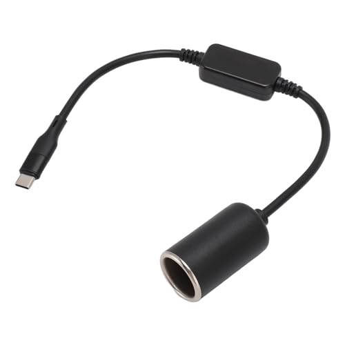 USB-C-auf-Zigarettenanzünder-Adapter, 12-V-USB-Typ-C-Stecker auf Zigarettenanzünder-Adapterkabel, USB-C-15-W-Superschnell-Autoladegerät Typ-C-Autostecker für Dashcam, GPS USB-C-auf-Zigarettenanzünder-Adapter, 12-V-USB-Typ-C-Stecker auf Zigarettenanzünder-Adapterkabel, USB-C-15-W-Superschnell-Autoladegerät Typ-C-Autostecker für Dashcam, GPS von Bewinner