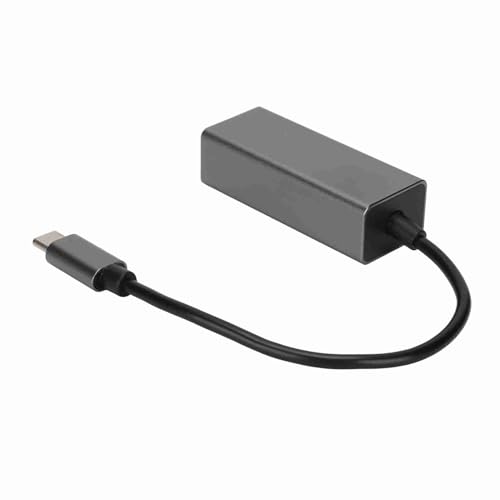 USB C zu Ethernet Adapter, USB C zu RJ45 LAN Ethernet Netzwerkadapter Stabiler Übertragungstyp C Adapter für Laptop mit A Typ C Port Grau (100 Billionen) von Bewinner