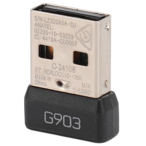 USB-Empfänger, USB-Dongle-Maus-Empfänger-Adapter, Kabellos, 2,4 G für GPW G903 von Bewinner