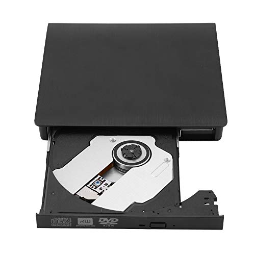 USB3.0 CD/DVD-Recorder, Externe Optische Einheit USB3.0-Brenner (24X CD / 8X DVD) für PC Desktop Laptop, Plug & Play, Unterstützung für XP, WIN7, WIN8 von Bewinner