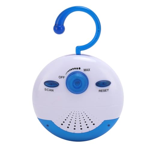 Wasserdichtes Duschradio, spritzwassergeschützt, AM-FM-Radio, tragbares Mini-AM-FM-Duschradio eingebauter Lautsprecher, lauter Stereo-Sound, Badezimmer-Lautsprecher für Zuhause, Strand, Whirlpool, von Bewinner