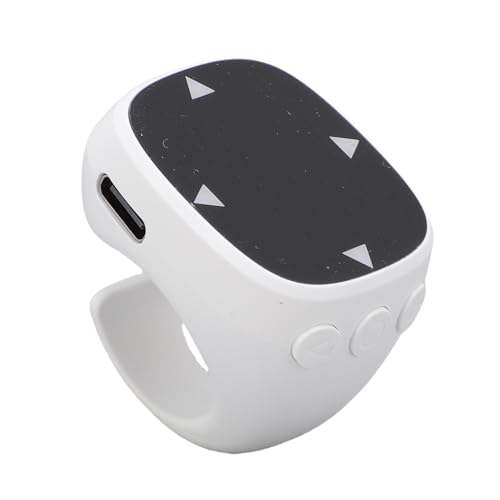 Wireless Bluetooth-Fernbedienung, Multifunktionaler Scrolling-Ring für Tiktok/Video-Aufzeichnung, Seite Turner-Kamera-Fernbedienung, Kompatibel mit Android-Tablet, (White) von Bewinner