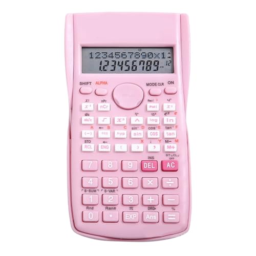 Wissenschaftlicher Taschenrechner, 12-stellig, Multifunktionaler Taschenrechner mit Großem Display und 240 Funktionen, Fester Schiebedeckel für Studenten (#2) von Bewinner