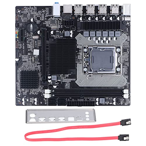 X58 PC Motherboard für Intel, 2 DDR3 LGA 1366 Pins Gaming Motherboard Unterstützt ECC Speicher USB2.0 SATA Anschluss PCB Motherboard für Desktop PC von Bewinner