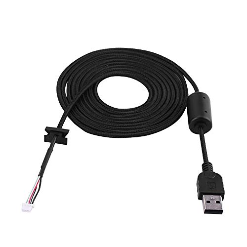 USB-Maus-Ersatzkabel, 2-M-USB-Maus-Leitungskabel Ersatz-Reparaturzubehör Stabile Leistungsmäuse Kabeladapter für Logitech G9/G9X Game Mouse von Bewinner1