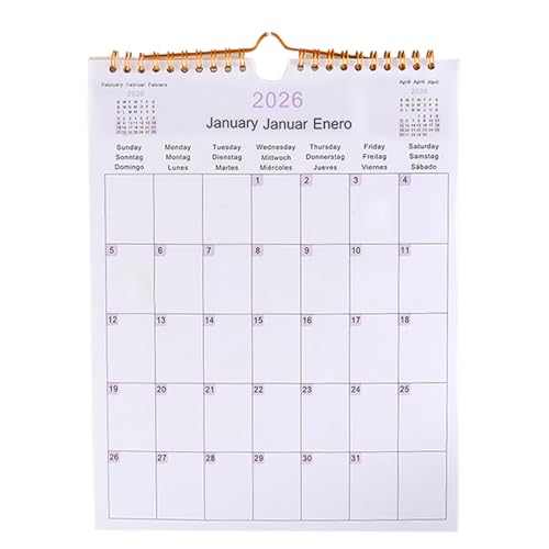 Bexdug Kalender 2025.2025-2026 Wandkalender - Monatlicher Wandkalender 2025 | Mehrsprachige Coil Planer Agenda Organisator Planung für Home Office School Klassenzimmer Küchen Schlafzimmer Bexdug Kalender 2025.2025-2026 Wandkalender - Monatlicher Wandkalender 2025 | Mehrsprachige Coil Planer Agenda Organisator Planung für Home Office School Klassenzimmer Küchen Schlafzimmer von Bexdug