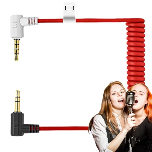 Bexdug Mikrofonkabel - Lautsprecher Audiokabel | 3,5 mm Adapterkabel Für Laptop Audio, Gesang Und Aufnahme Bexdug Mikrofonkabel - Lautsprecher Audiokabel | 3,5 mm Adapterkabel Für Laptop Audio, Gesang Und Aufnahme von Bexdug