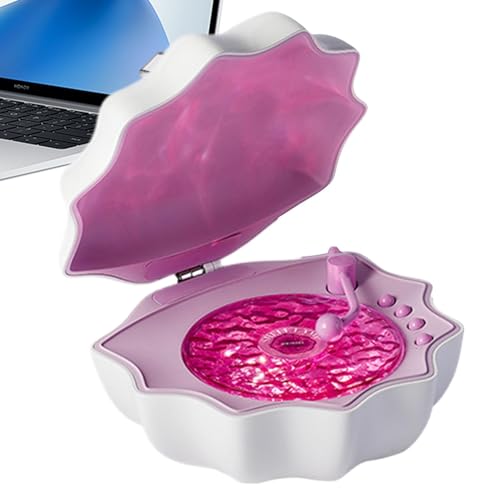 Bexdug Shell-Lautsprecher mit Beleuchtung,Shell-Lautsprecher für Badezimmer,Duschlautsprecher mit Umgebungslicht - Wave Music Player Stimmungslampe, verstellbares Nachtlicht für Schlafzimmer, Bexdug Shell-Lautsprecher mit Beleuchtung,Shell-Lautsprecher für Badezimmer,Duschlautsprecher mit Umgebungslicht - Wave Music Player Stimmungslampe, verstellbares Nachtlicht für Schlafzimmer, von Bexdug