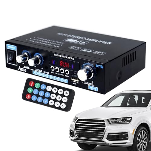 Bexdug Stereo-Receiver | Stereo-Verstärker | Kabelloser HiFi Surround Player mit Multimode für TV, Mikrofon, Karaoke, Heimkino, Radio & Garage Bexdug Stereo-Receiver | Stereo-Verstärker | Kabelloser HiFi Surround Player mit Multimode für TV, Mikrofon, Karaoke, Heimkino, Radio & Garage von Bexdug