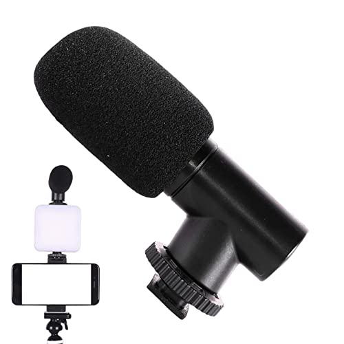 Bexdug Videokamera-Mikrofon | -winddichtes Computermikrofon - Computer-Videomikrofon zur Verbesserung der Stimme, Kameramikrofon für Präsentationsfotografie von Bexdug